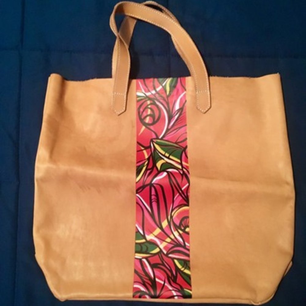 Lano For Public Rose Tote Tan Vegan Leather Bag